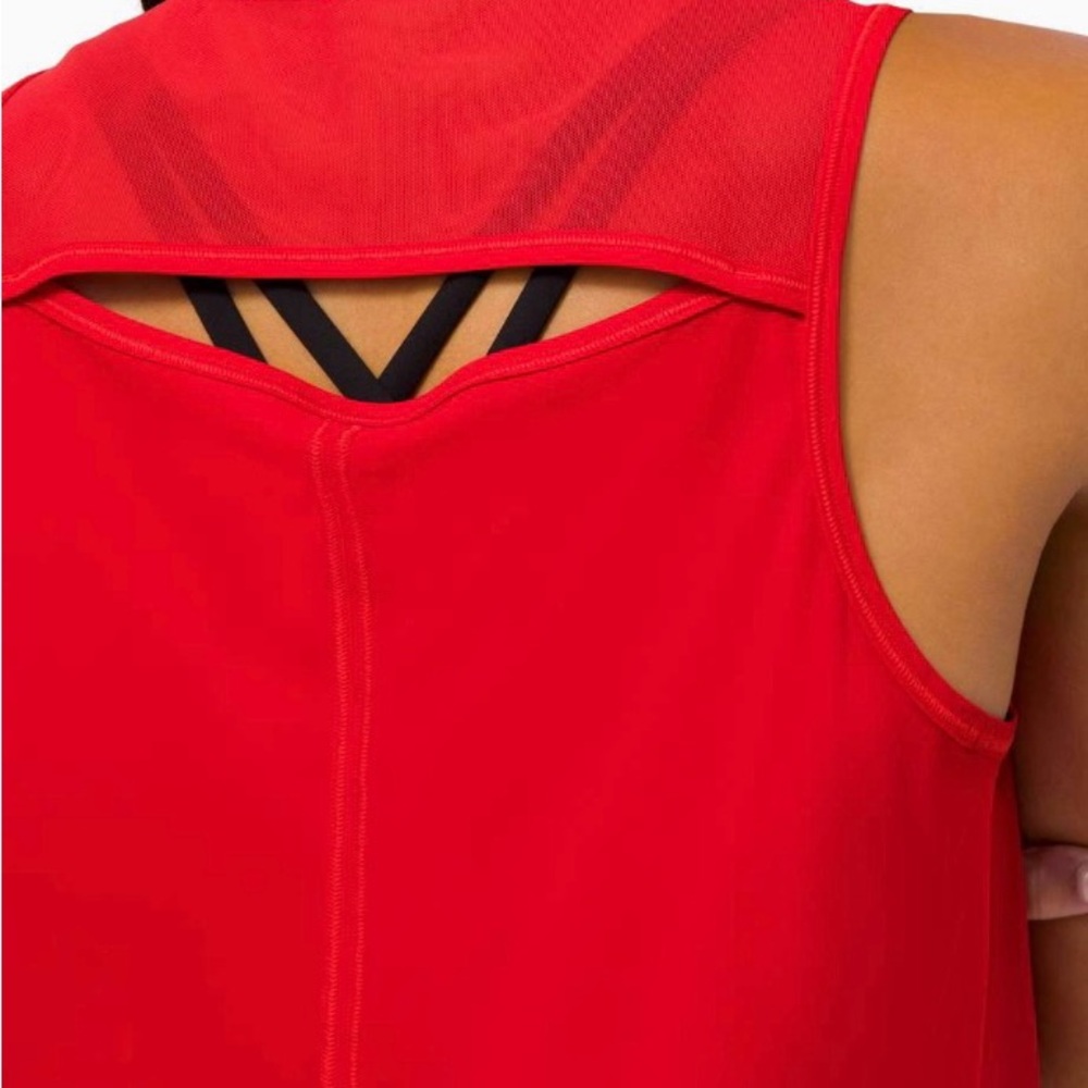 Lululemon Athletica Red Tank Top - Picture 5 of 5